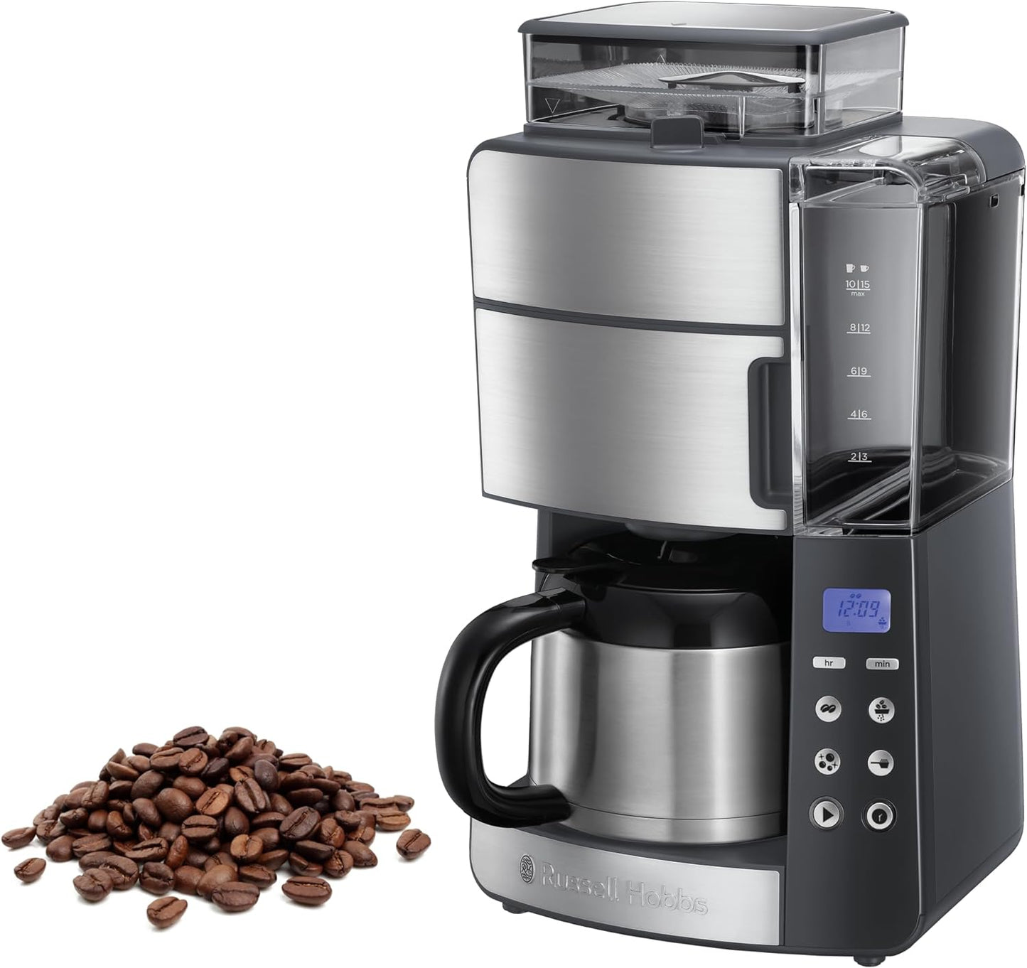 Kaffeemaschine mit Mahlwerk und Timer