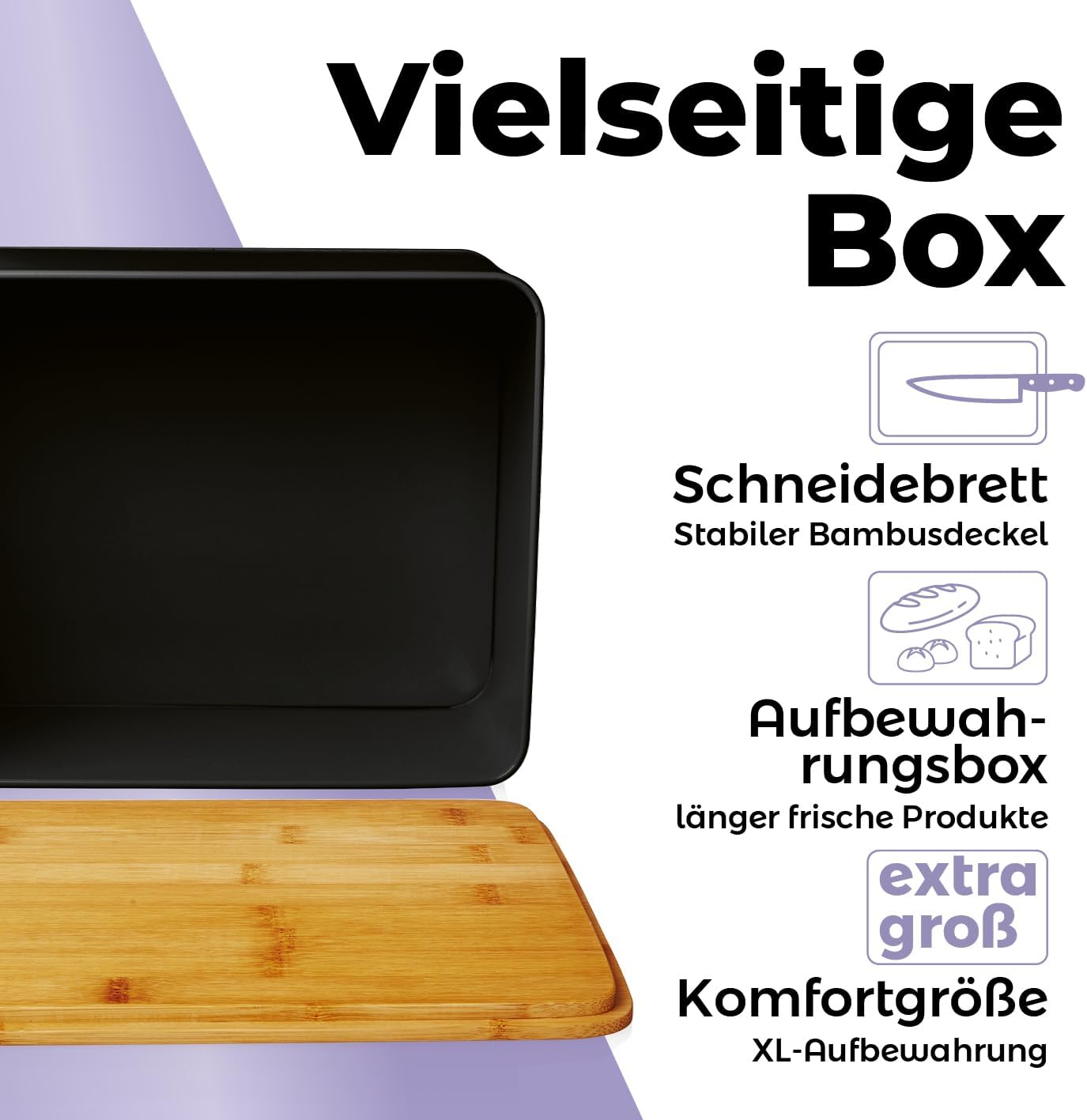 Brotkasten Cuisine, Schwarz