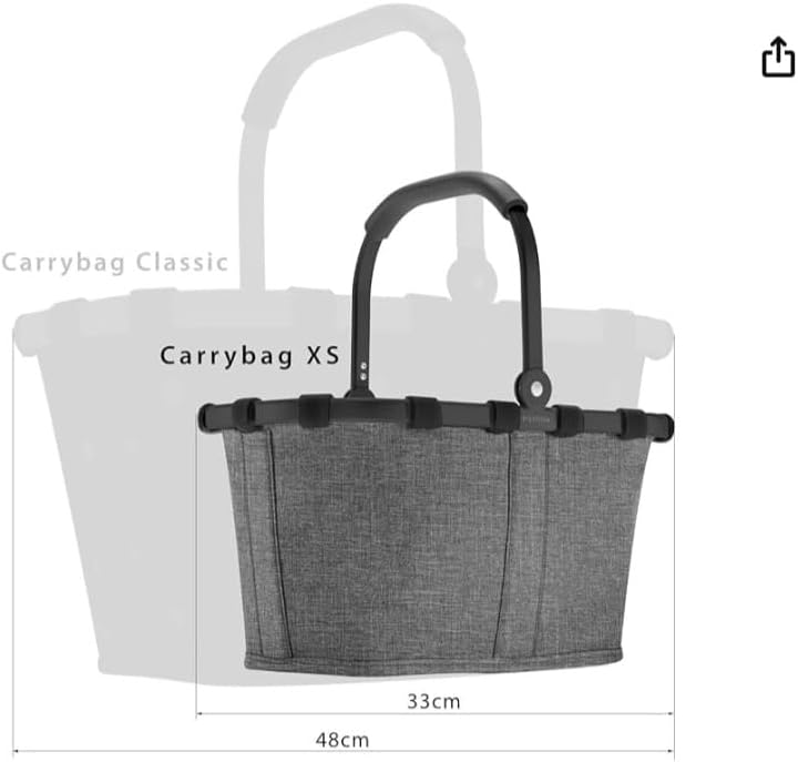 Carrybag XS - Stabiler Einkaufskorb mit Innentasche, Dots