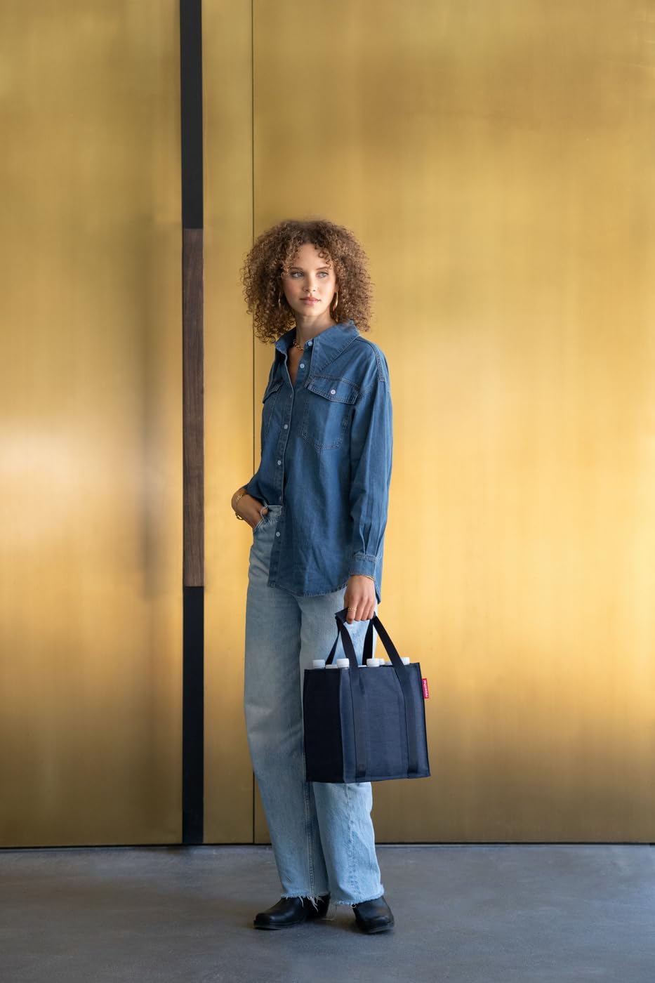 Flaschen-Transporttasche, Twist Navy