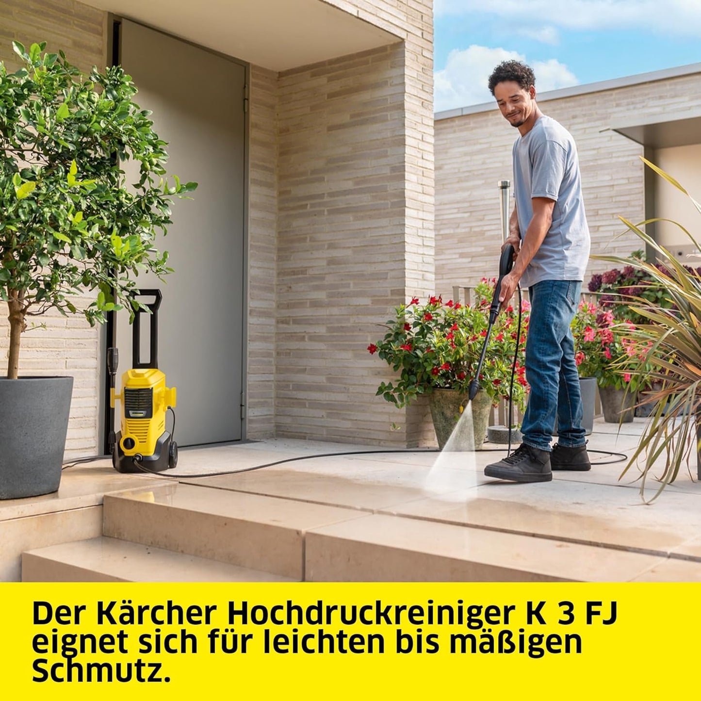 Hochdruckreiniger K 3 FJ mit Schaumdüse & HomeKit, Modular mit Home-Kit