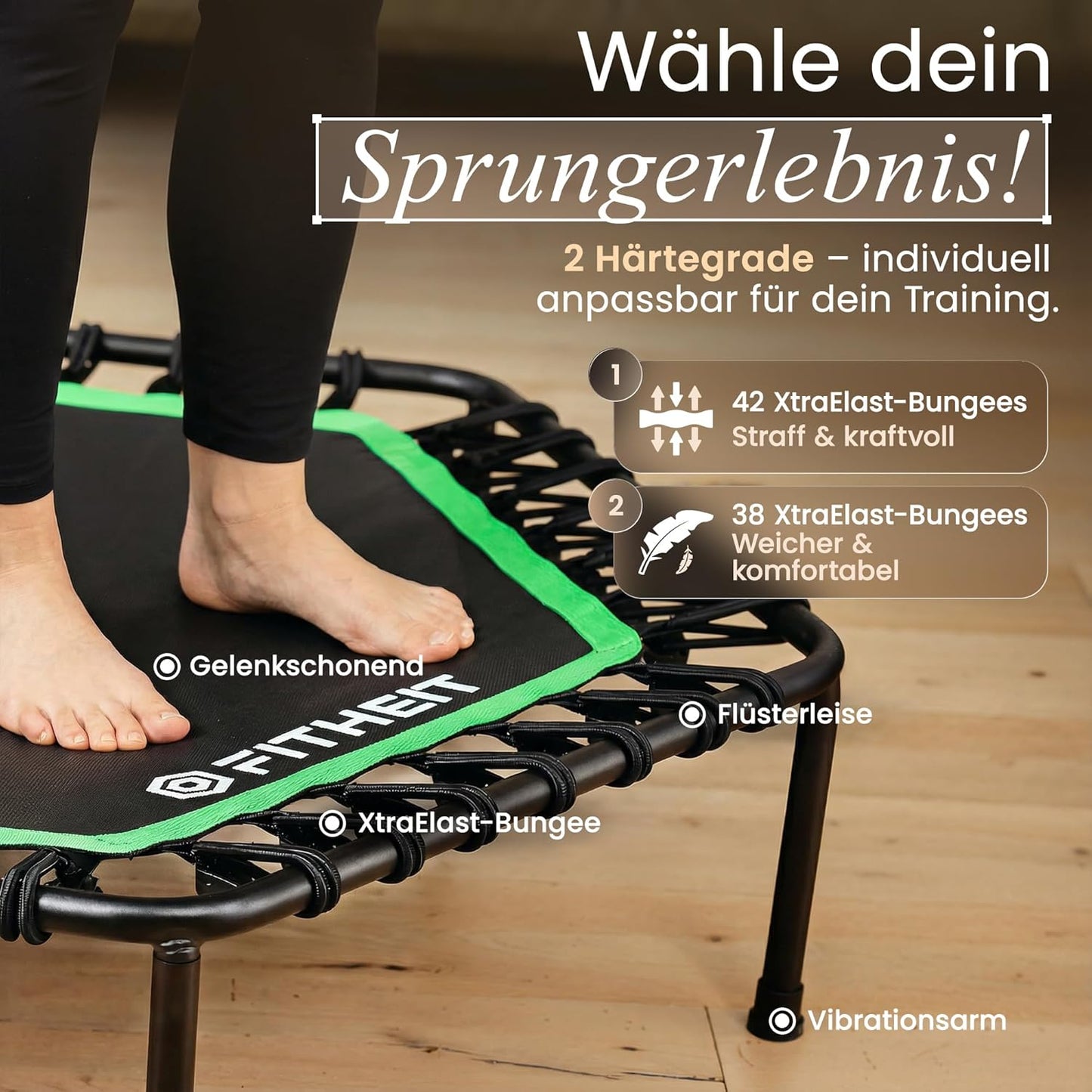 Fitnesstrampolin für Erwachsene