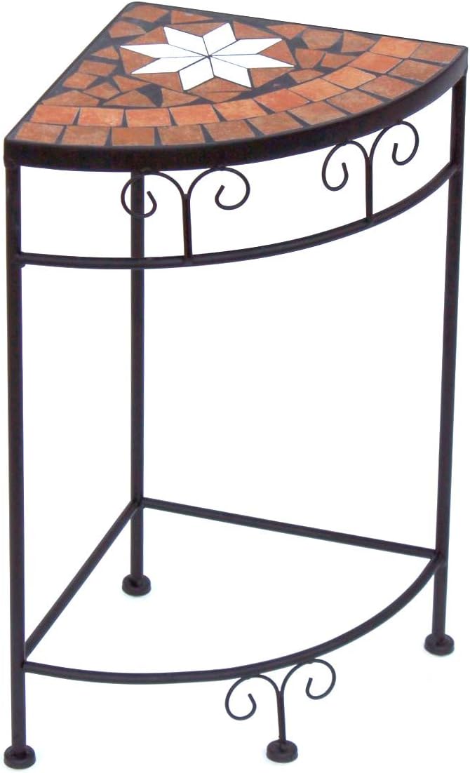 Eck-Blumenhocker Mosaik, Höhe 52 cm
