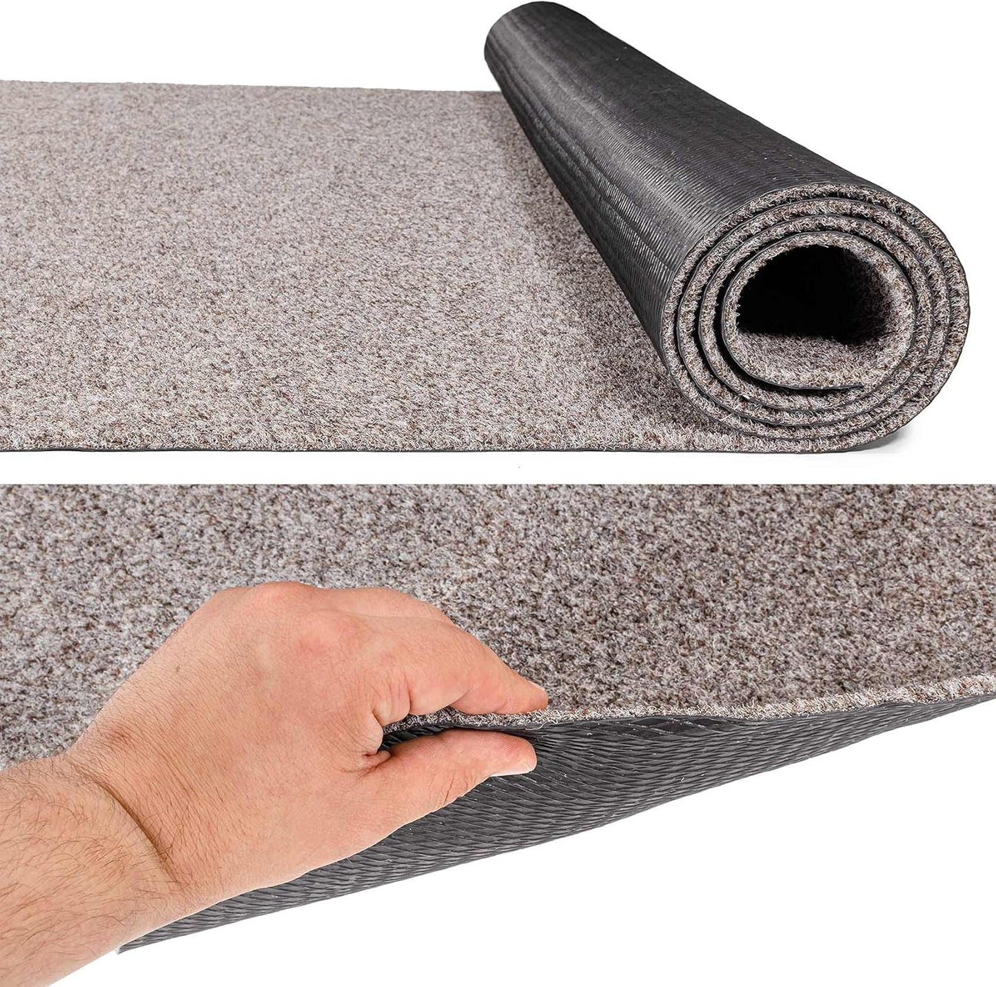 Schmutzfangmatte 100 cm, 100 x 100 cm (Rechteckig) Beige