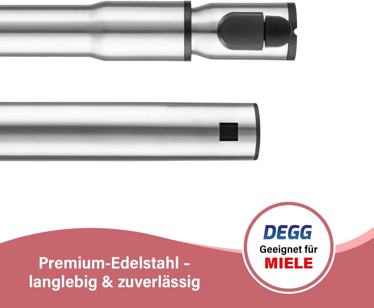 Teleskoprohr für Miele Staubsauger 35 mm Klicksystem
