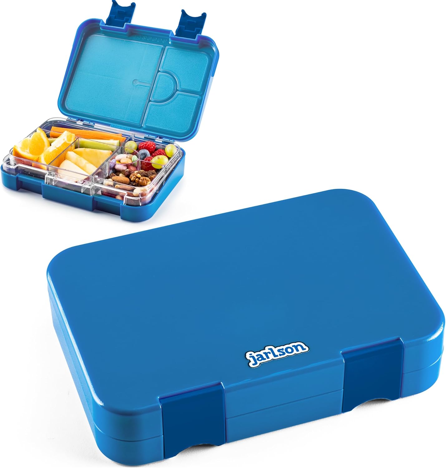 Brotdose für Kinder mit 6 Fächern, Blau