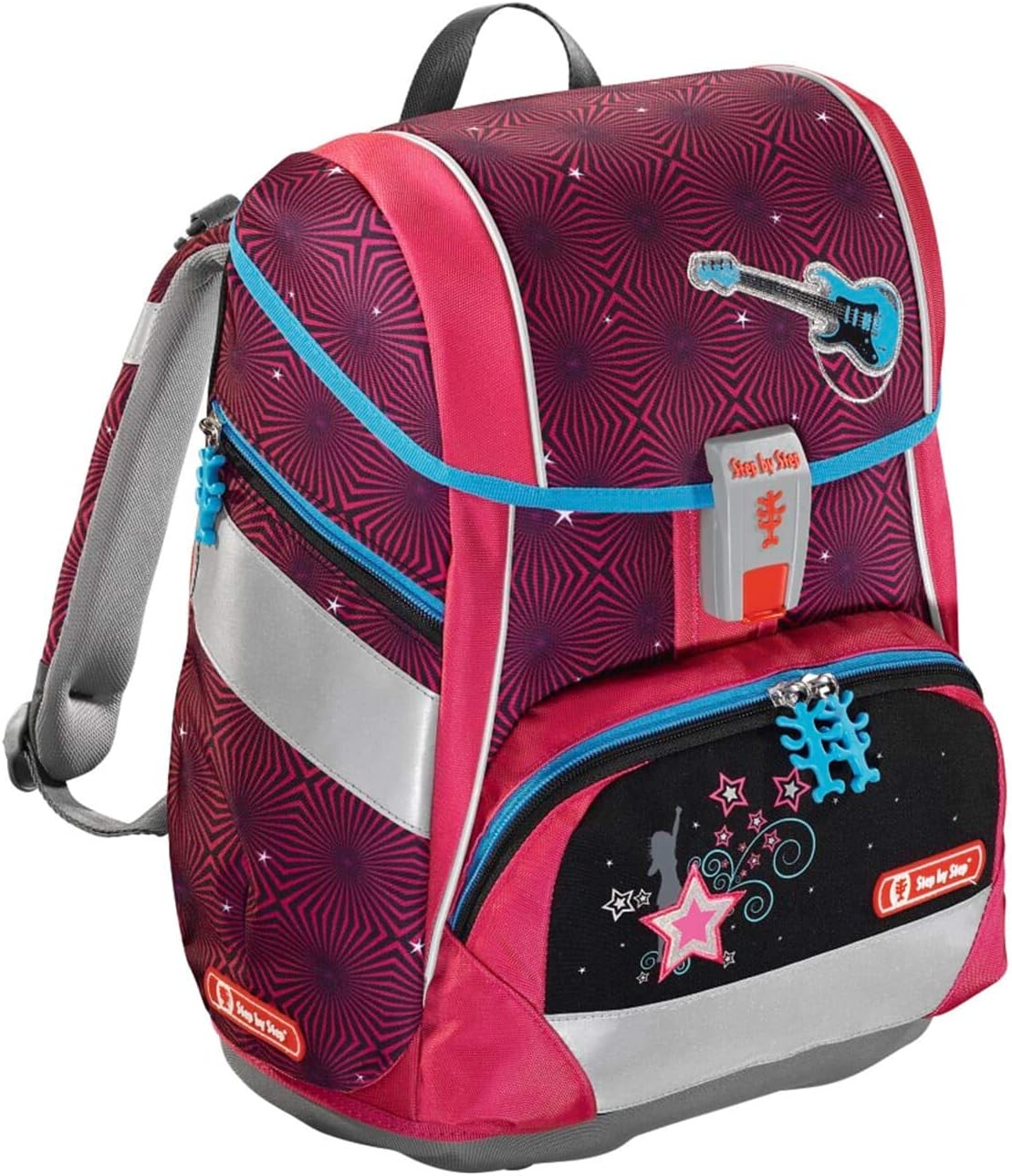 Ergonomisches Popstar Schulranzen-Set, Blau