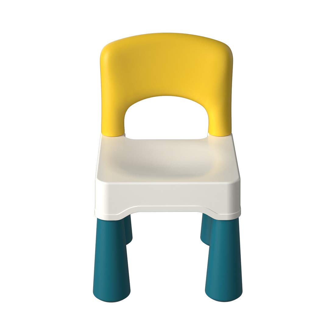 Kinderstuhl mit Ergonomischer Rückenlehne, Grün