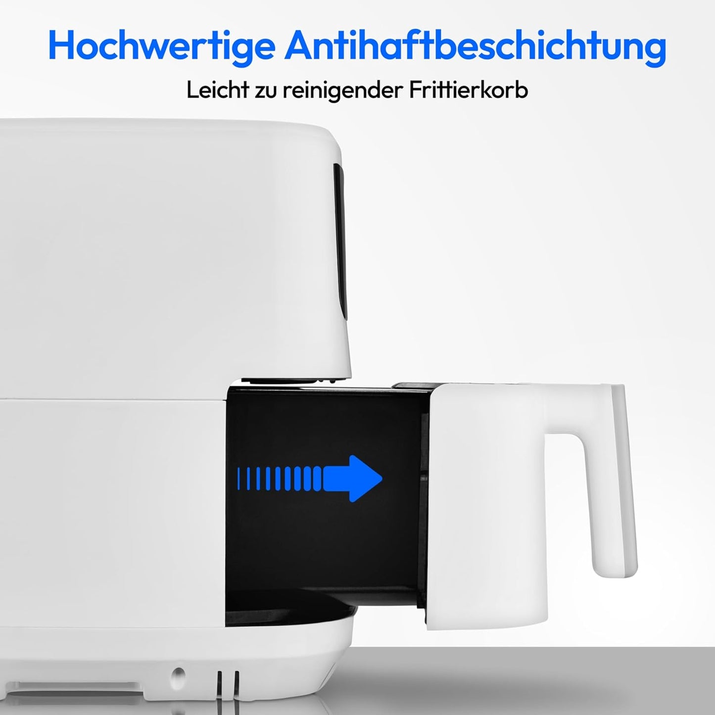 P10 XL Duo Heissluftfritteuse, Weiss