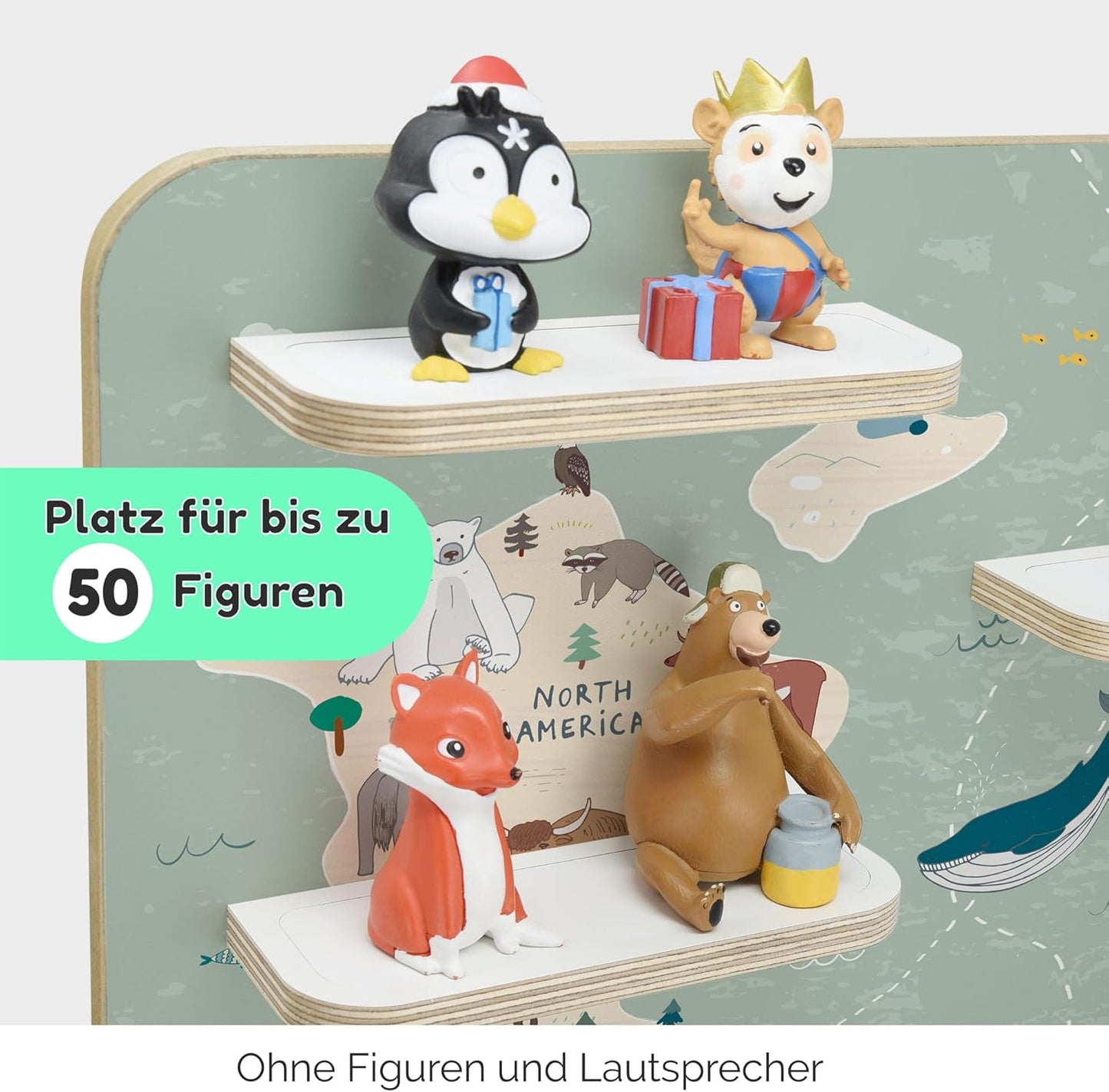 Regal für Toniebox & Figuren, Gross Atlas