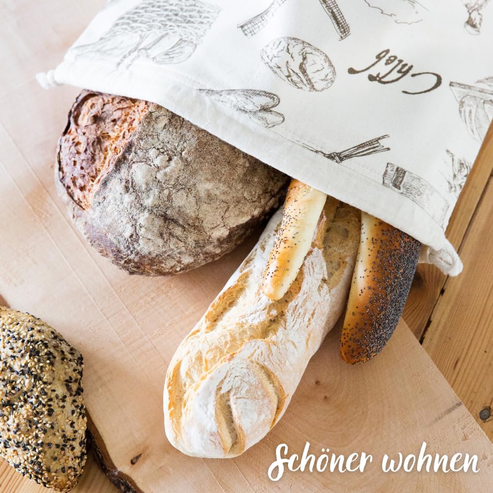 Brotbeutel zur Aufbewahrung (3 in 1), 3 in 1 Bakery