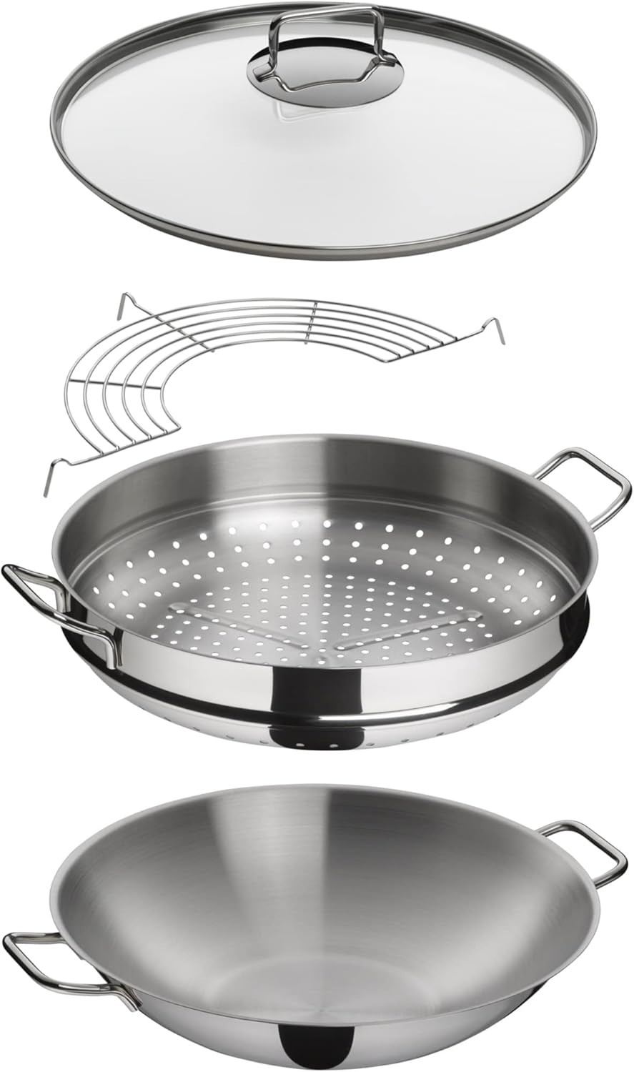 4-teiliges Wok-Set - Macao, 36 cm Wok Set