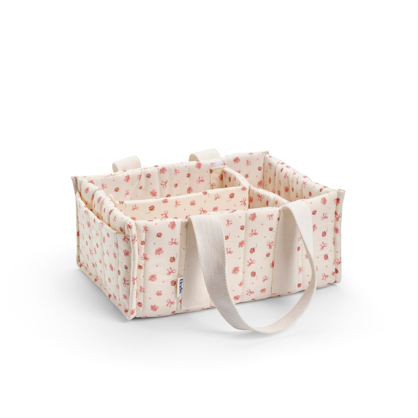Wickeltisch Organizer mit herausnehmbaren Fächern, Petit River Rose