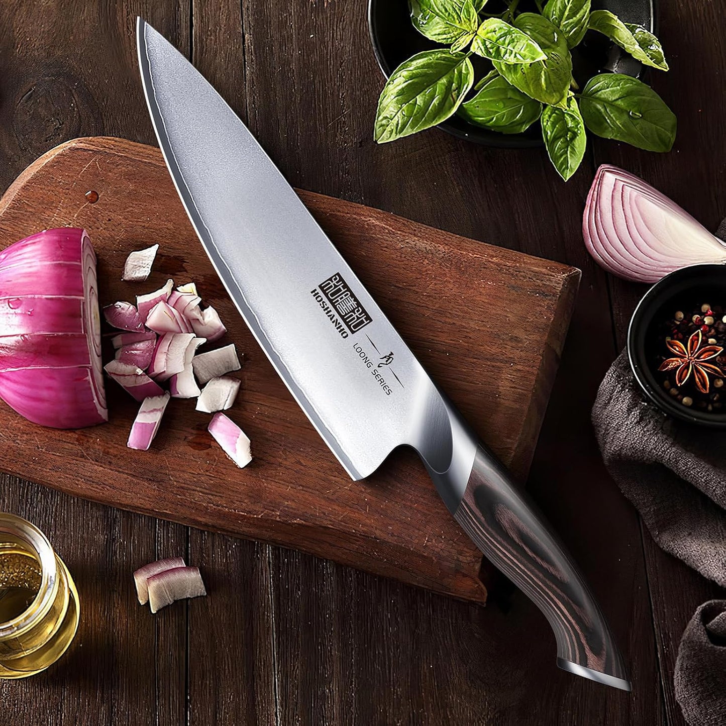 5-teiliges japanisches Messerset, 5 Pieces Knife Set