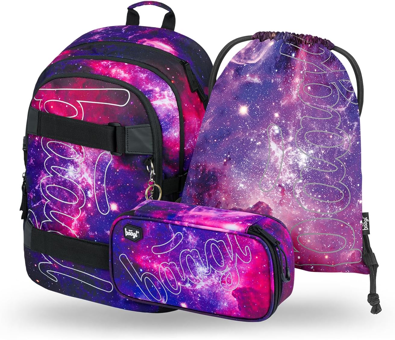 Schulrucksack Set, Skate Galaxy