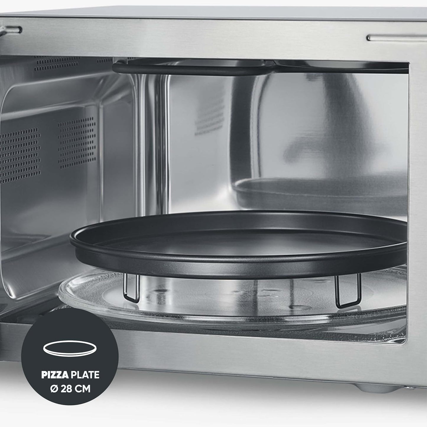 MW 7774 Mikrowelle mit Grill- und Heissluftfunktion, Grill- & Heissluftfunktion, 25 L, 1950 W