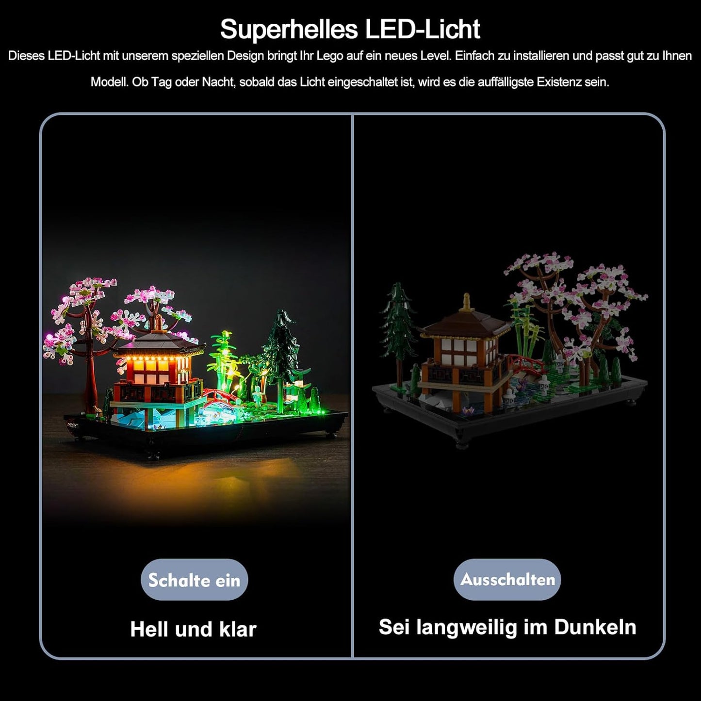 LED Licht Set für LEGO Garten der Stille (10315) inkl. Fernbedienung, LED Licht Set für LEGO Garten der Stille (10315) inkl. Fernbedienung
