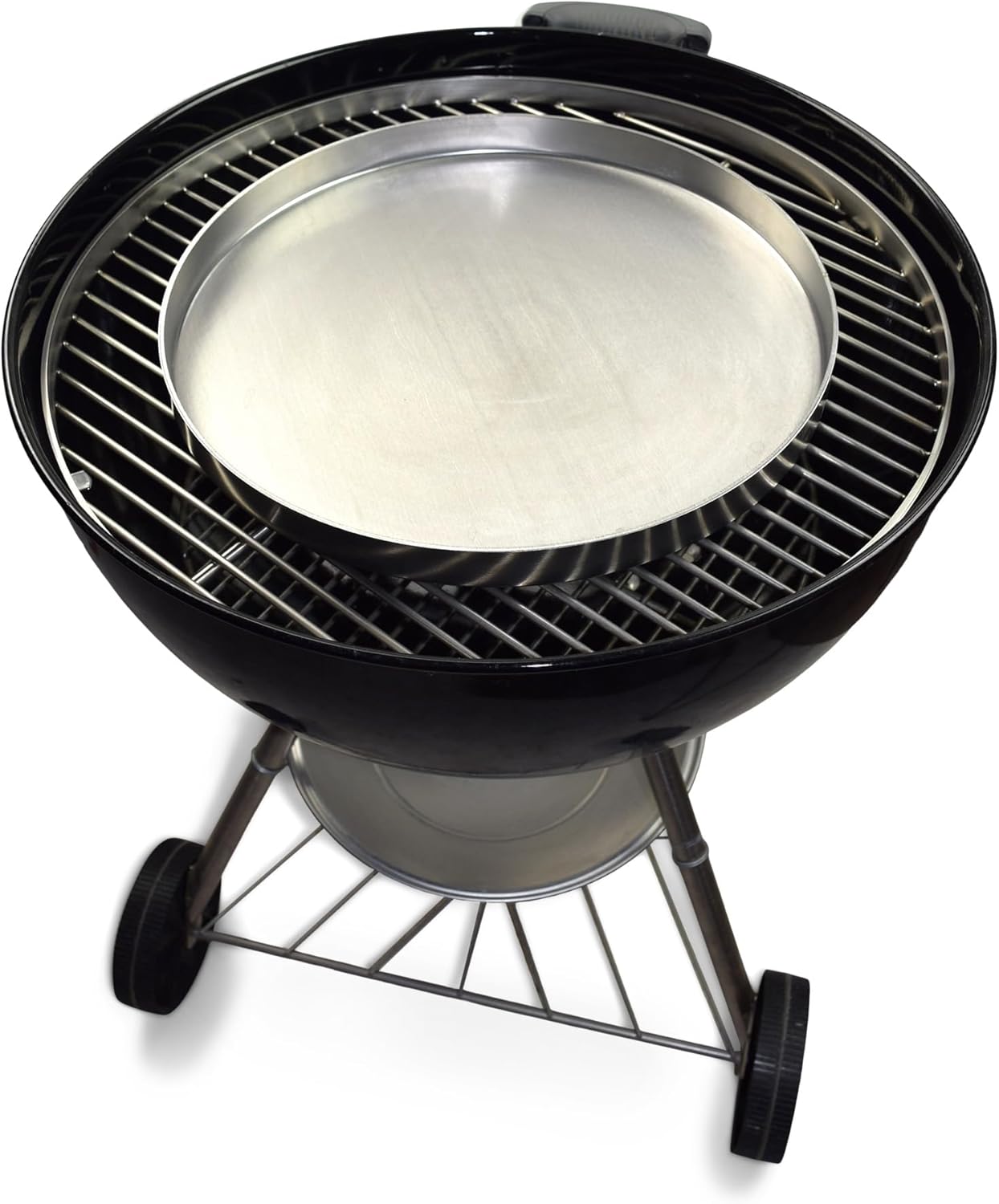 Grillplatte für Gas- und Kohlegrills, Rund 40cm
