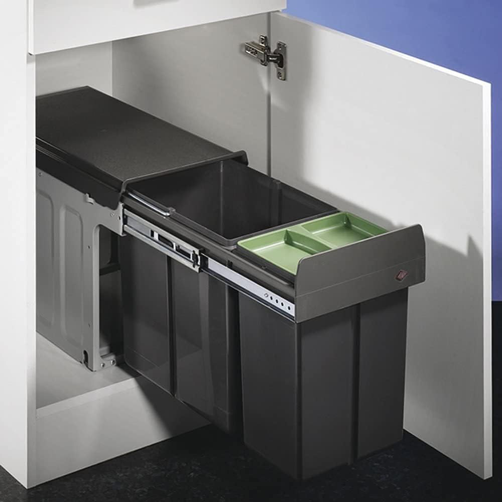 Abfallsorter BIO DOUBLE MASTER, 25,4 x 32 x cm