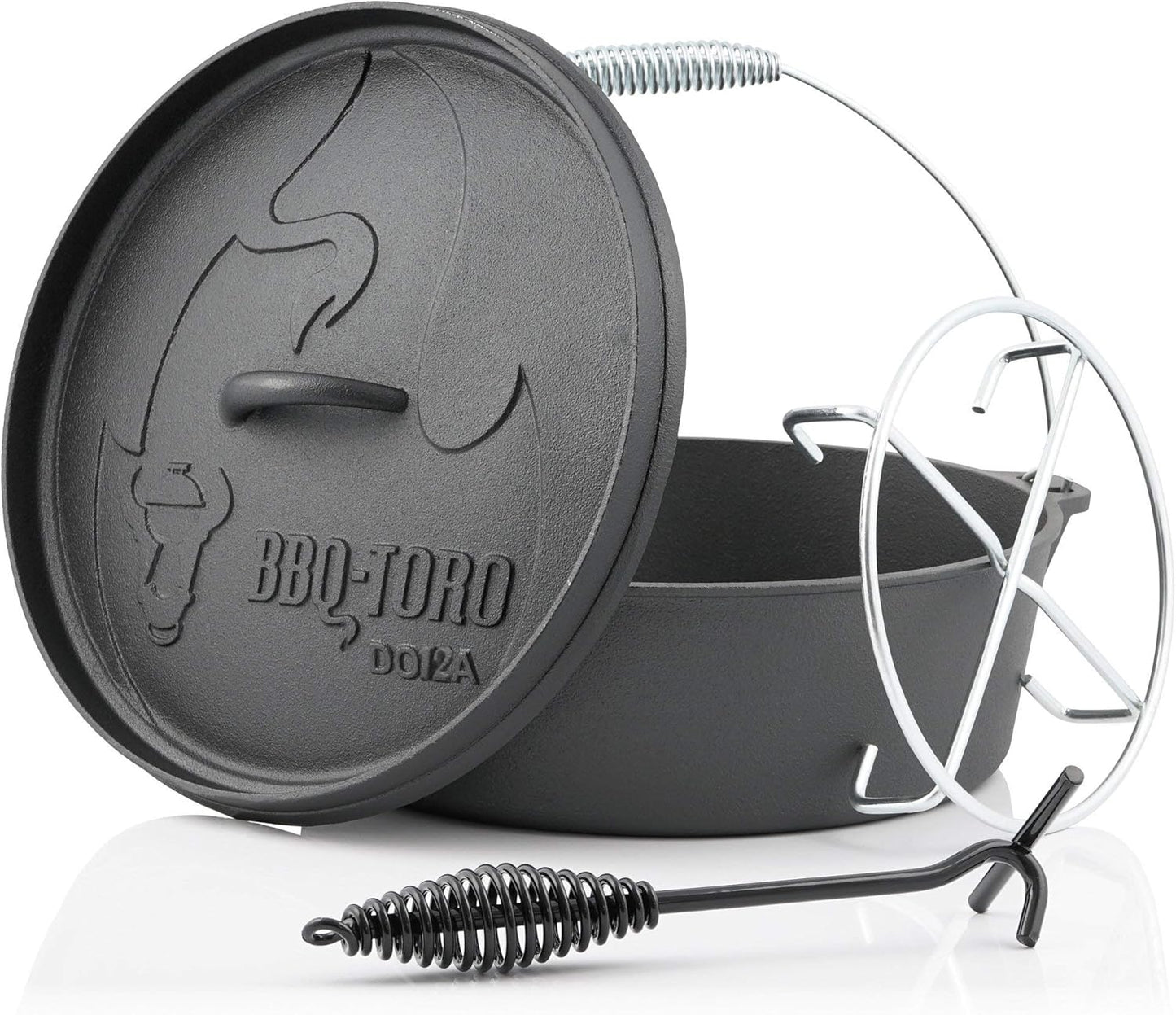 Dutch Oven Alpha Serie, DO12A - 10,7 Liter / Topf ohne Füße