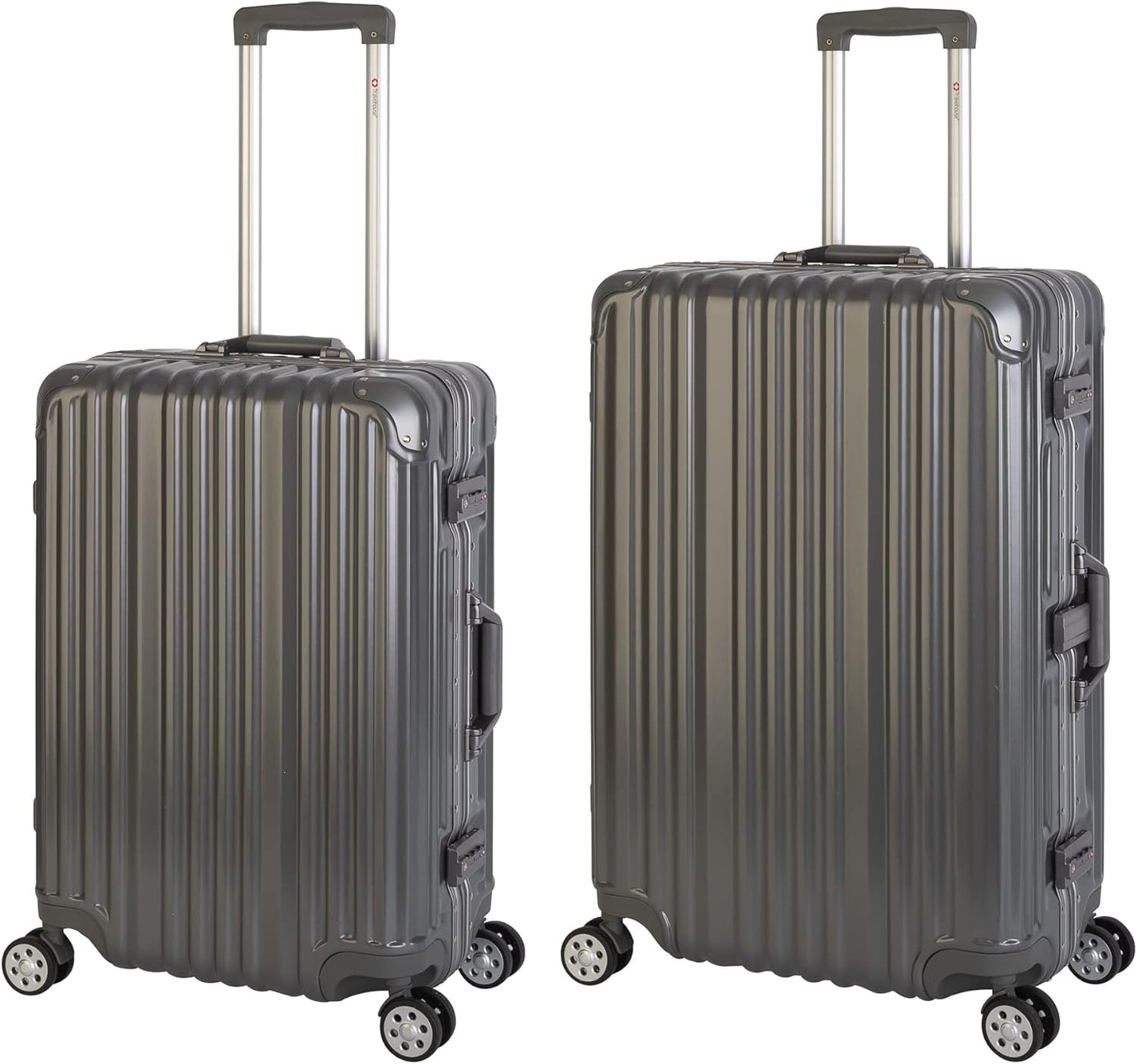 London Koffer-Set, Grau Koffer-Set (M+L)