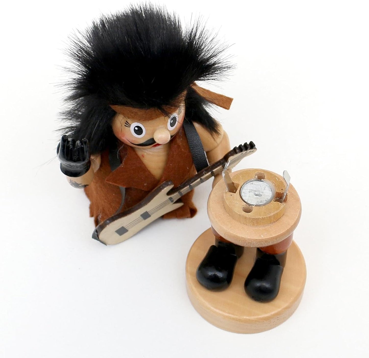 Holz-Räuchermann Rocker mit Gitarre, Rocker