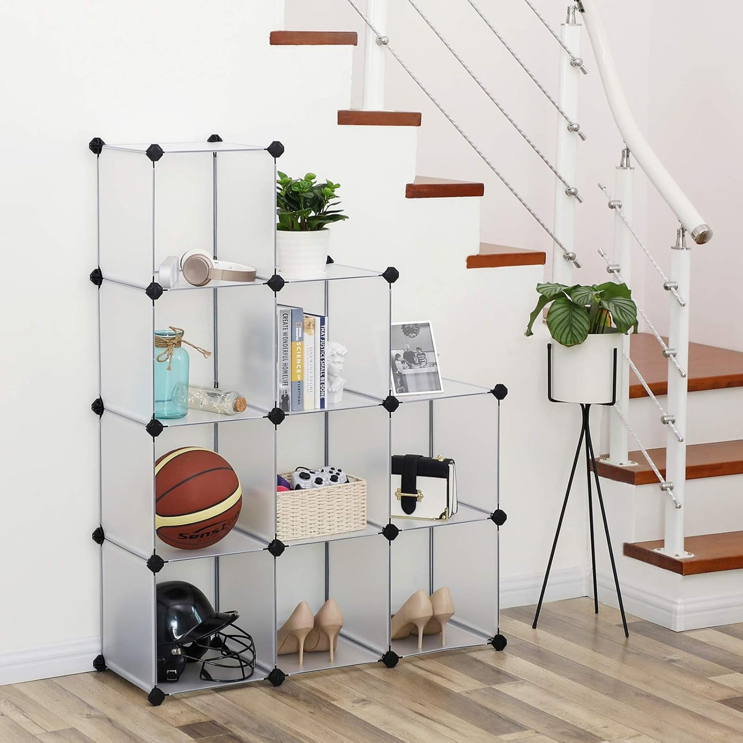 Kunststoffschrank Stecksystem, Weiß