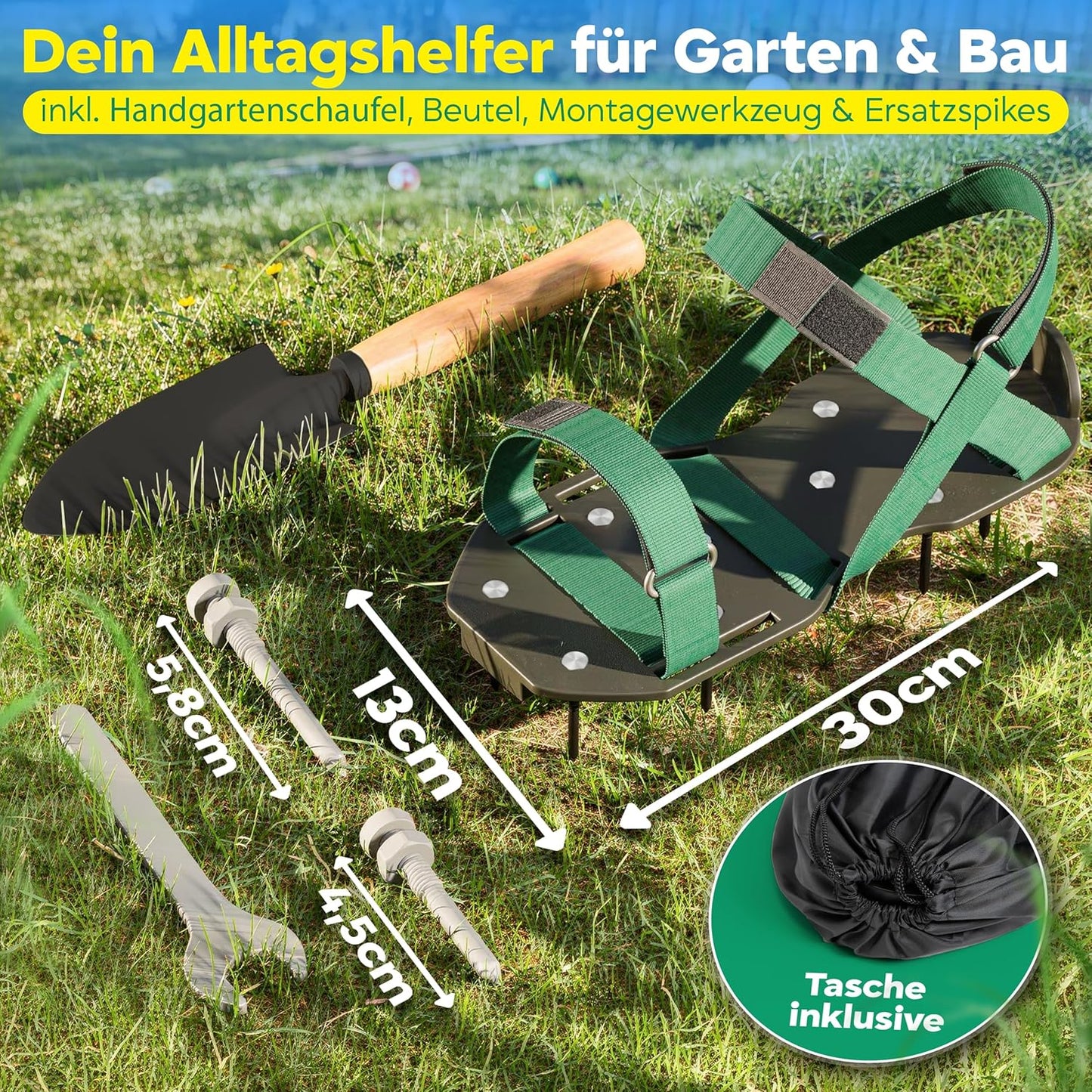 Nagelschuhe für Rasenbelüfter