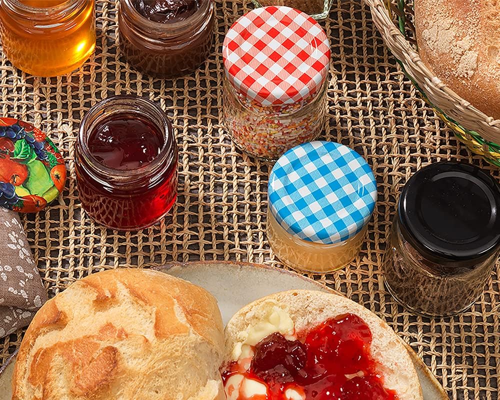 Mini Marmeladengläser-Set mit Etiketten (50 Stück)