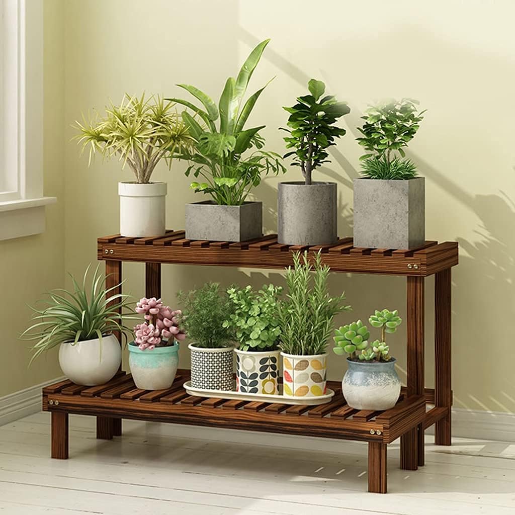 Pflanzenregal, 78x25x45cm Brown