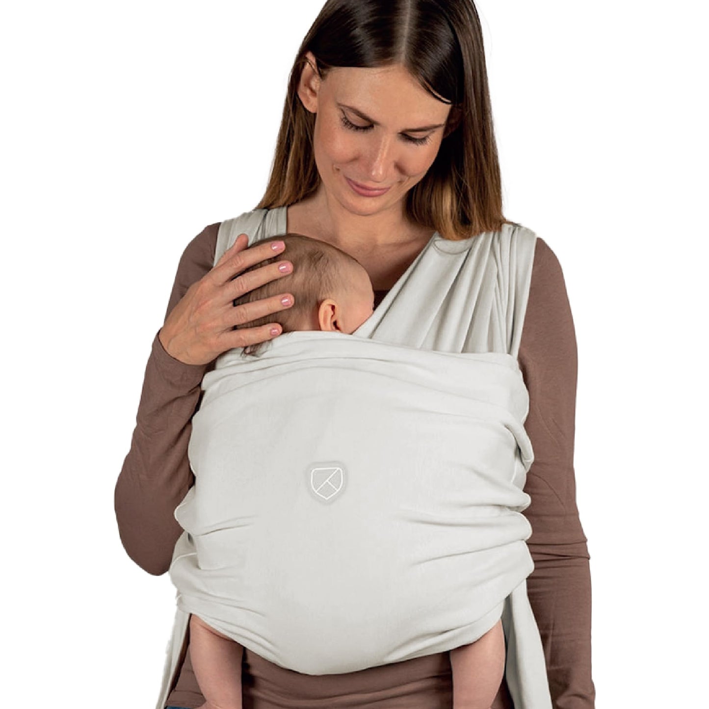 Elastisches Babytragetuch, Grau 30 cm x 30 cm x 15 cm