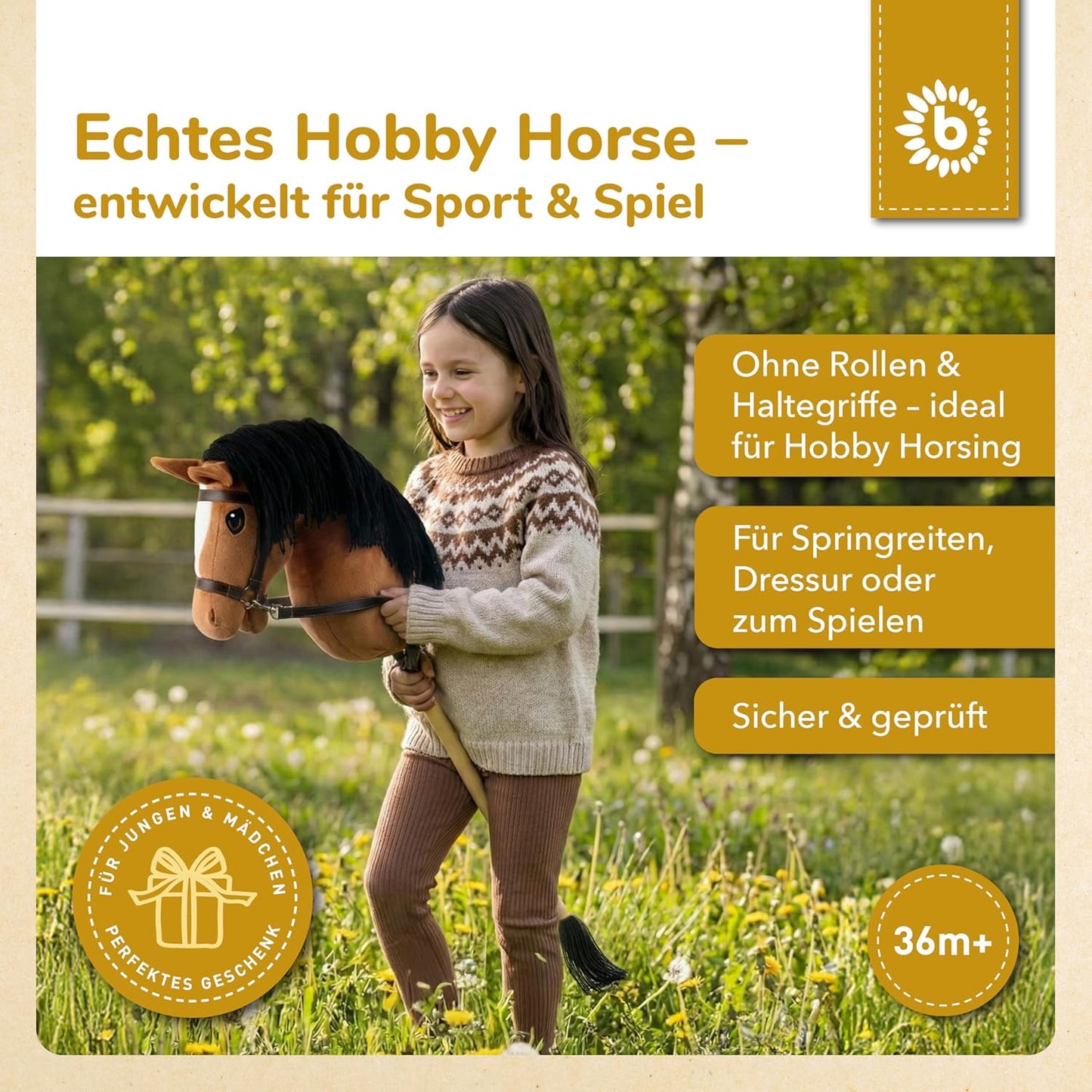 Hobby Horse Steckenpferd, Fuchs Medium