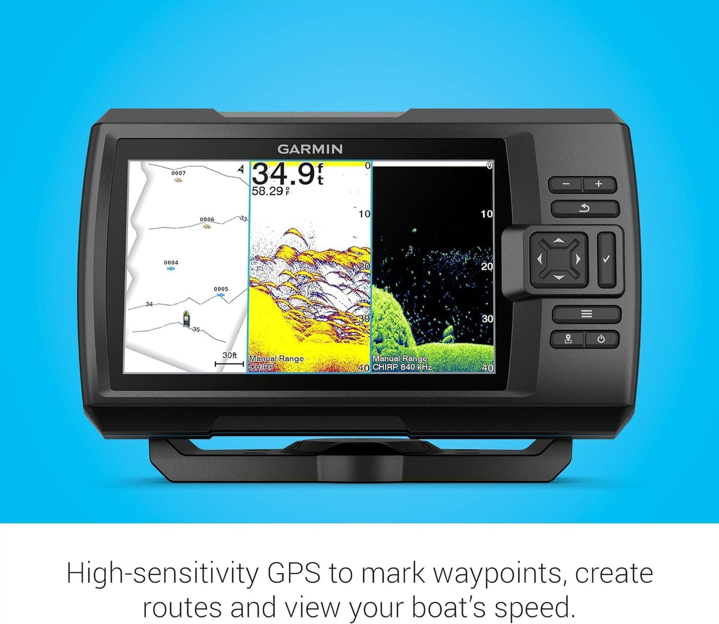 Striker Vivid 7CV Fischfinder mit Sonar-Wandler