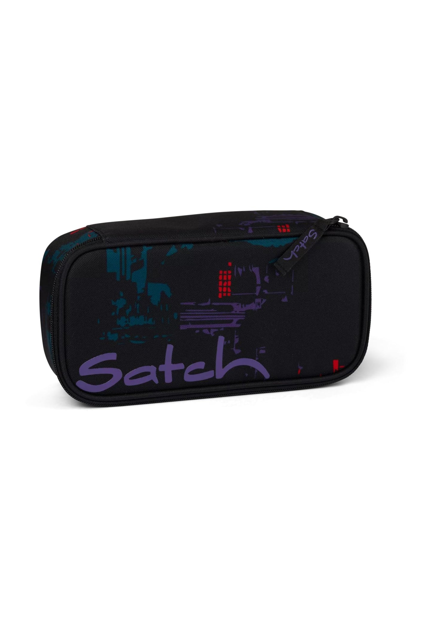 Schlamperbox mit Trennfach und Stiftehalter, Night Vision - Schwarz