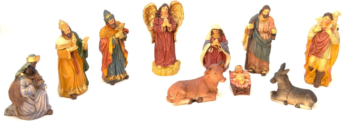 10-teiliges Krippenfiguren-Set