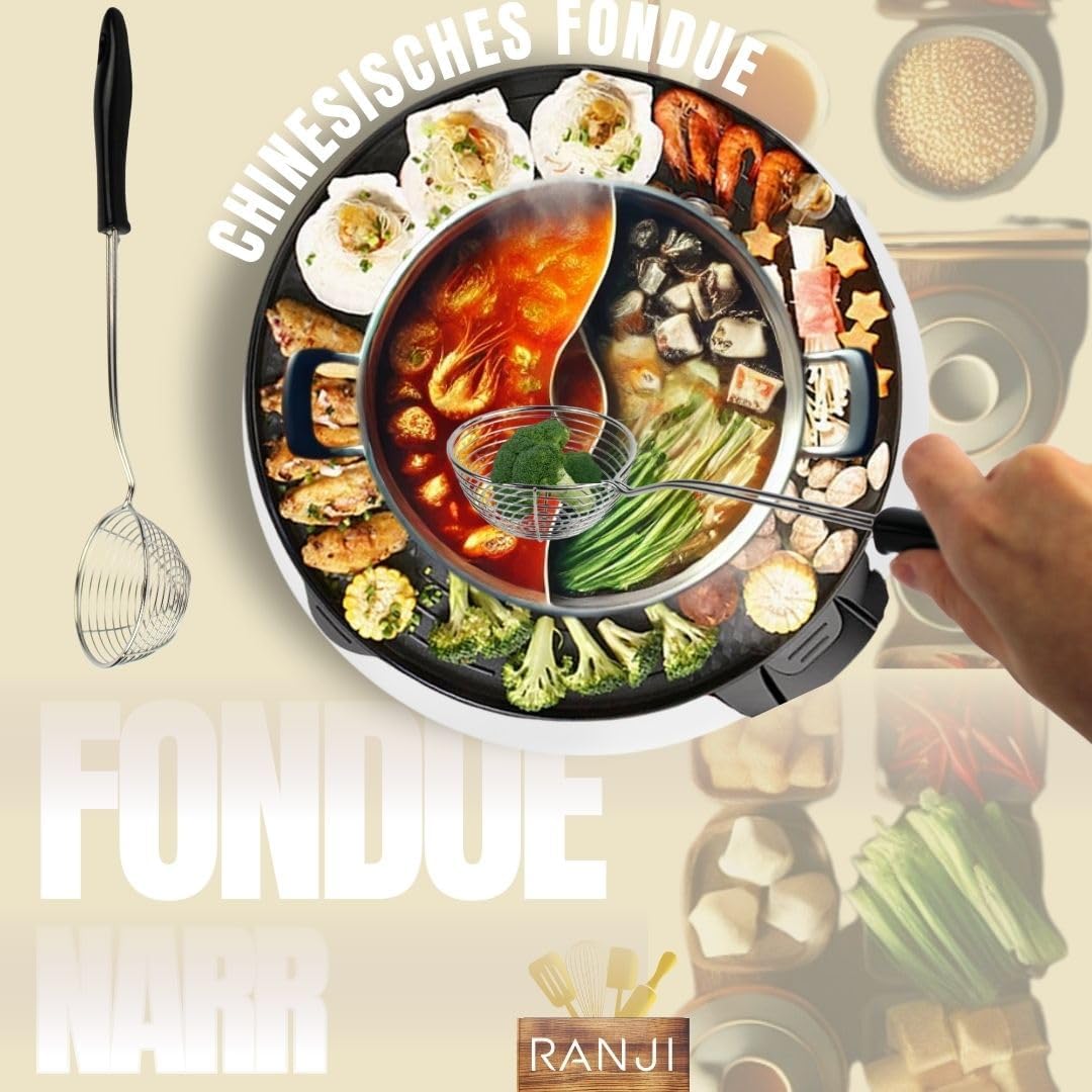 4er-Set Fondue-Sieb, 4 épuisettes