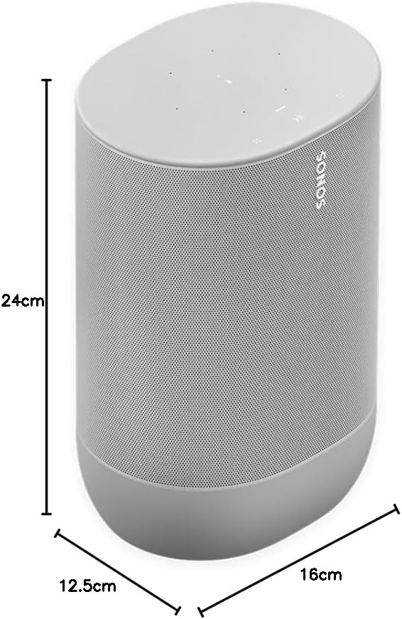Move Smart Speaker mit Sprachsteuerung, Weiss