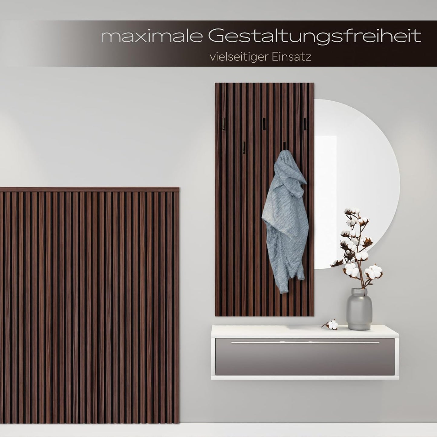 Akustikpaneele, Catania Oak 1x 1,385 Meter - 0,83 m²