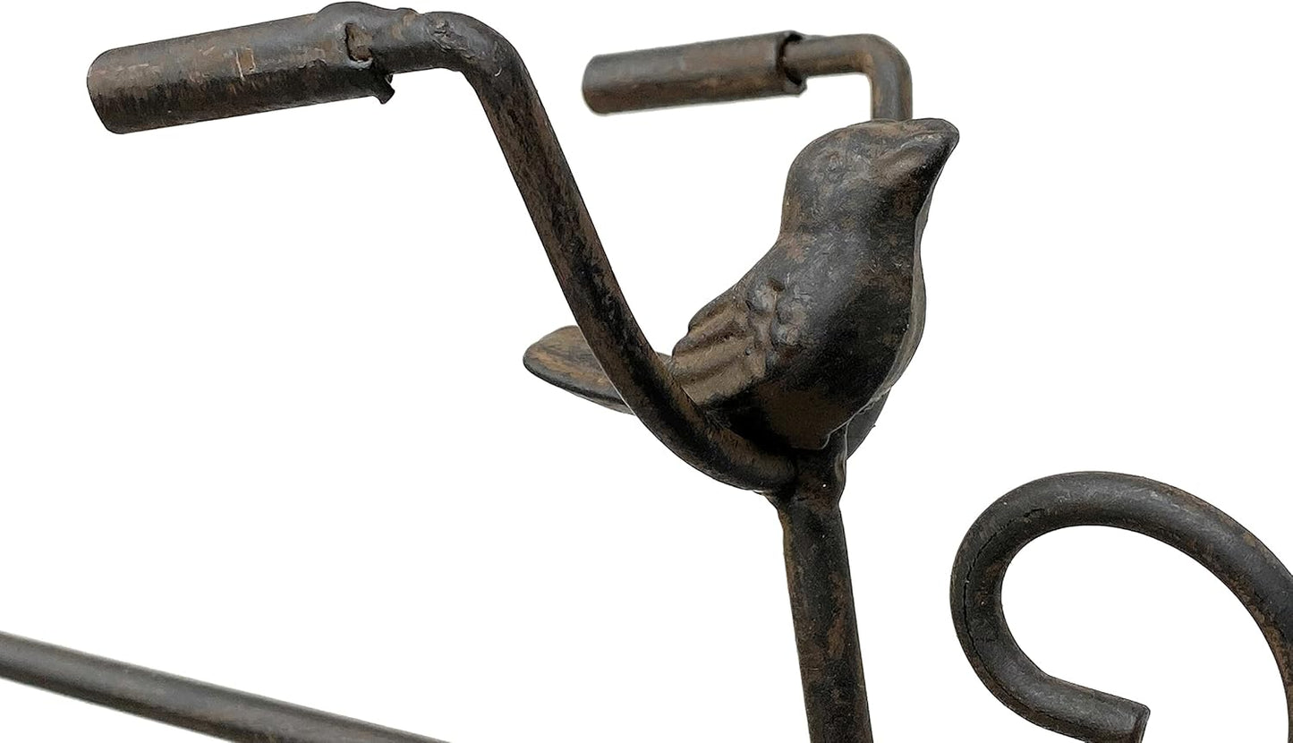 Gartenstecker Fahrrad XL mit Windspiel 96004