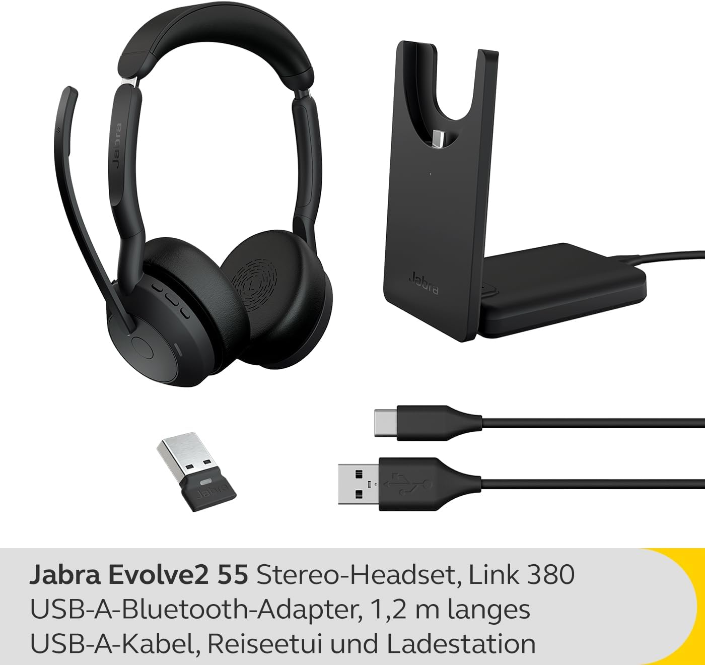 Evolve2 55 Schnurloses Stereo-Headset mit ANC