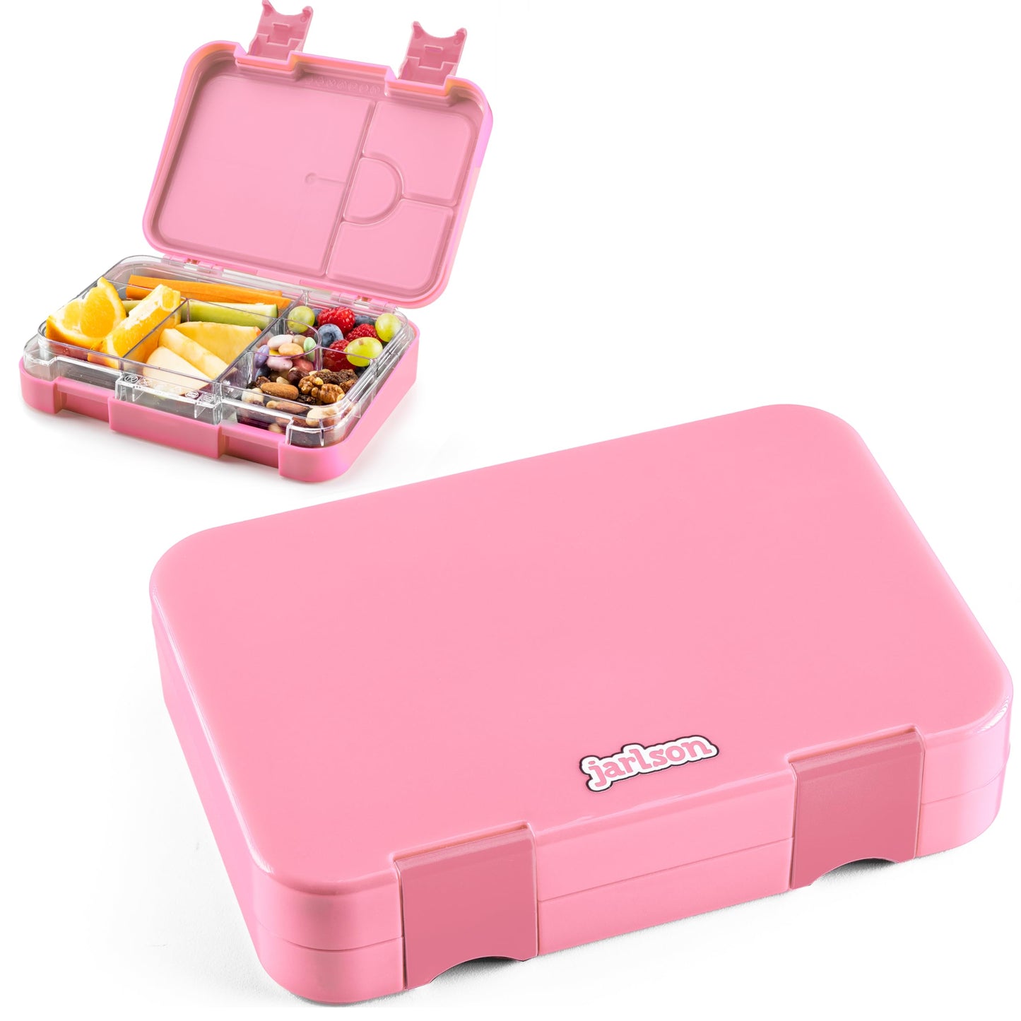 Auslaufsichere Bento Lunchbox mit Trennfächern Toni, Rosa