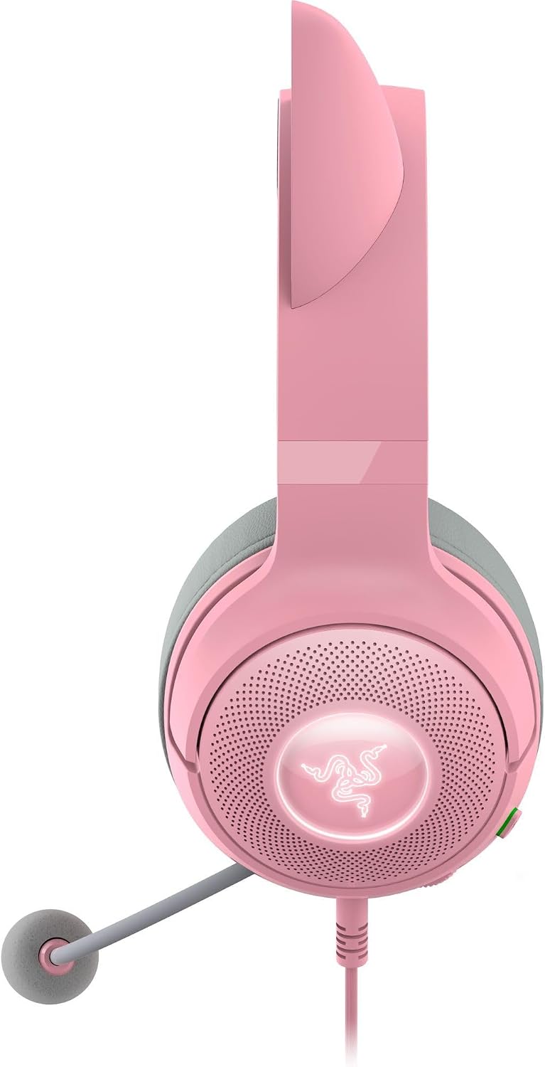 Kraken Kitty V2 RGB-Headset mit Katzenohren, Quartz Kraken Kitty V2