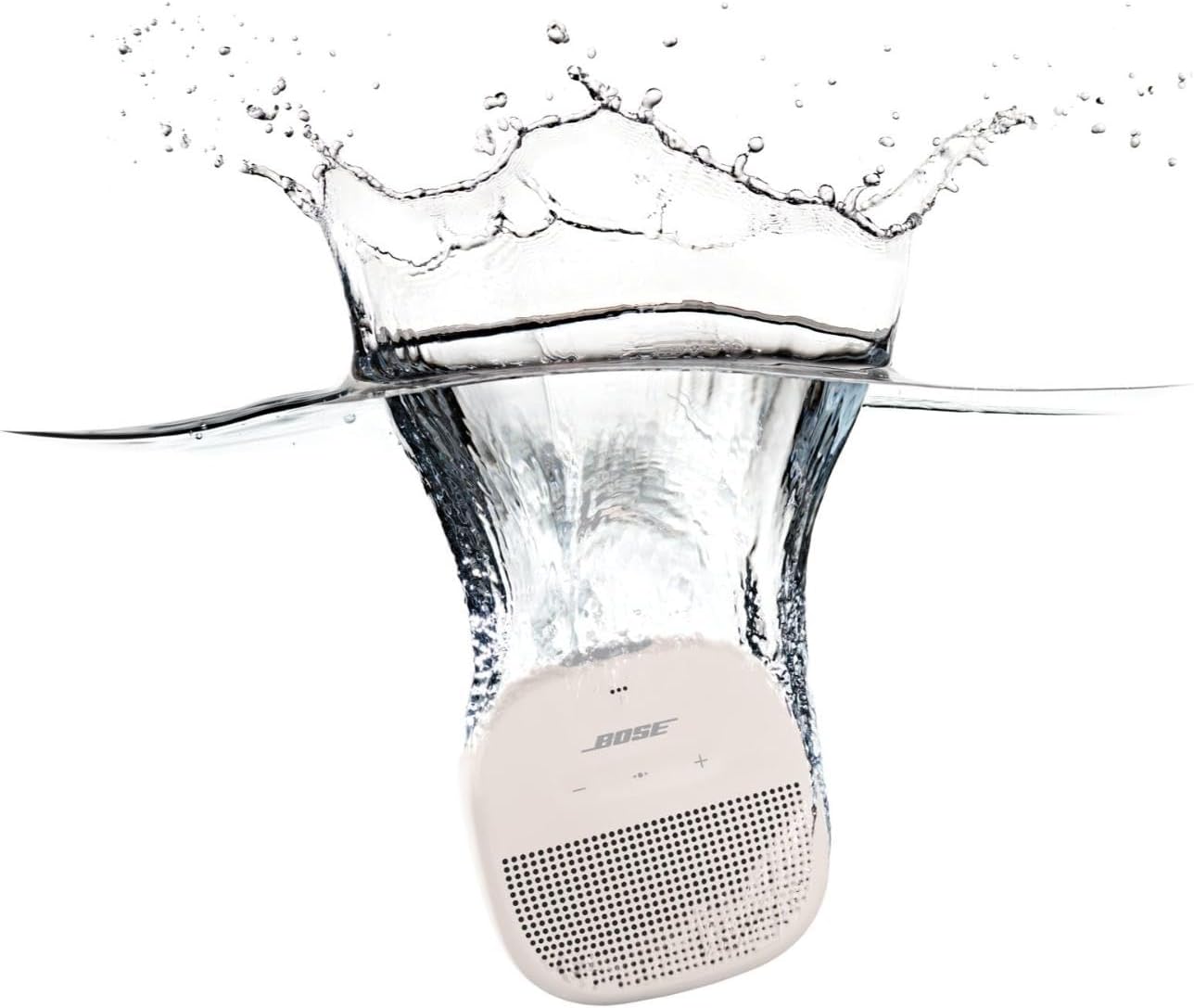 SoundLink Micro - Tragbarer wasserdichter Bluetooth-Lautsprecher, Weiss Single