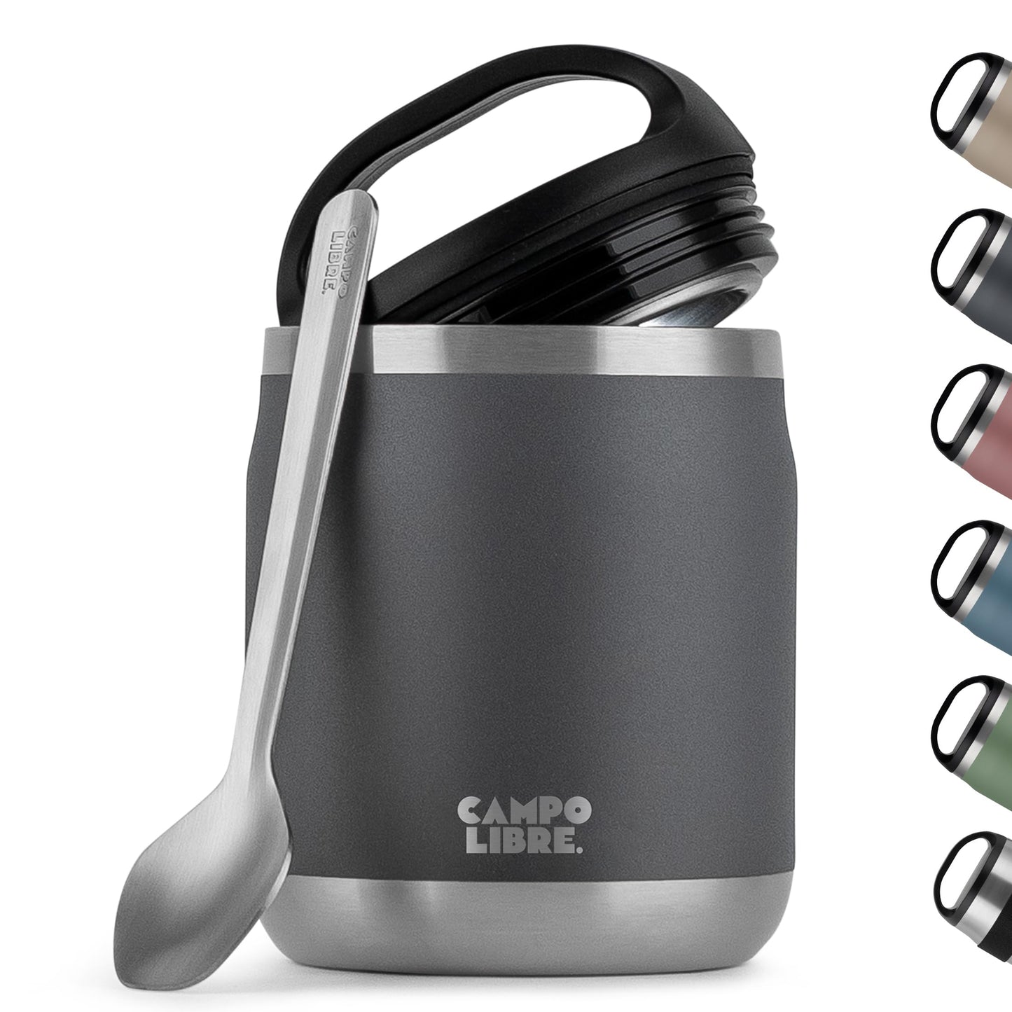 Food Container LOTTA, 600ml Deep Grey