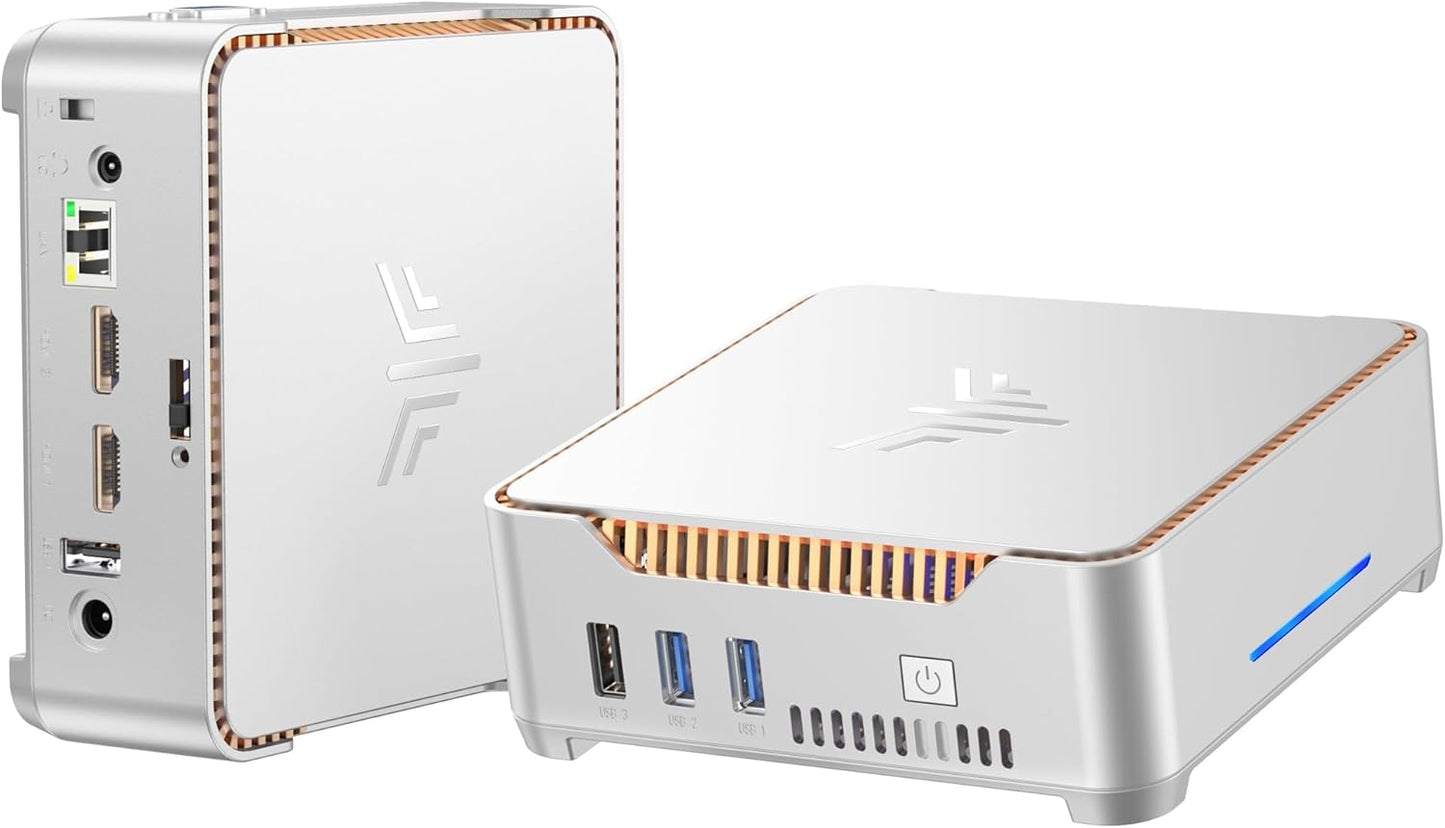 GK3 Plus Mini PC mit Intel Alder Lake-N97 und 4K Triple Display, CPU-N97/ 8GB RAM+256GB ROM