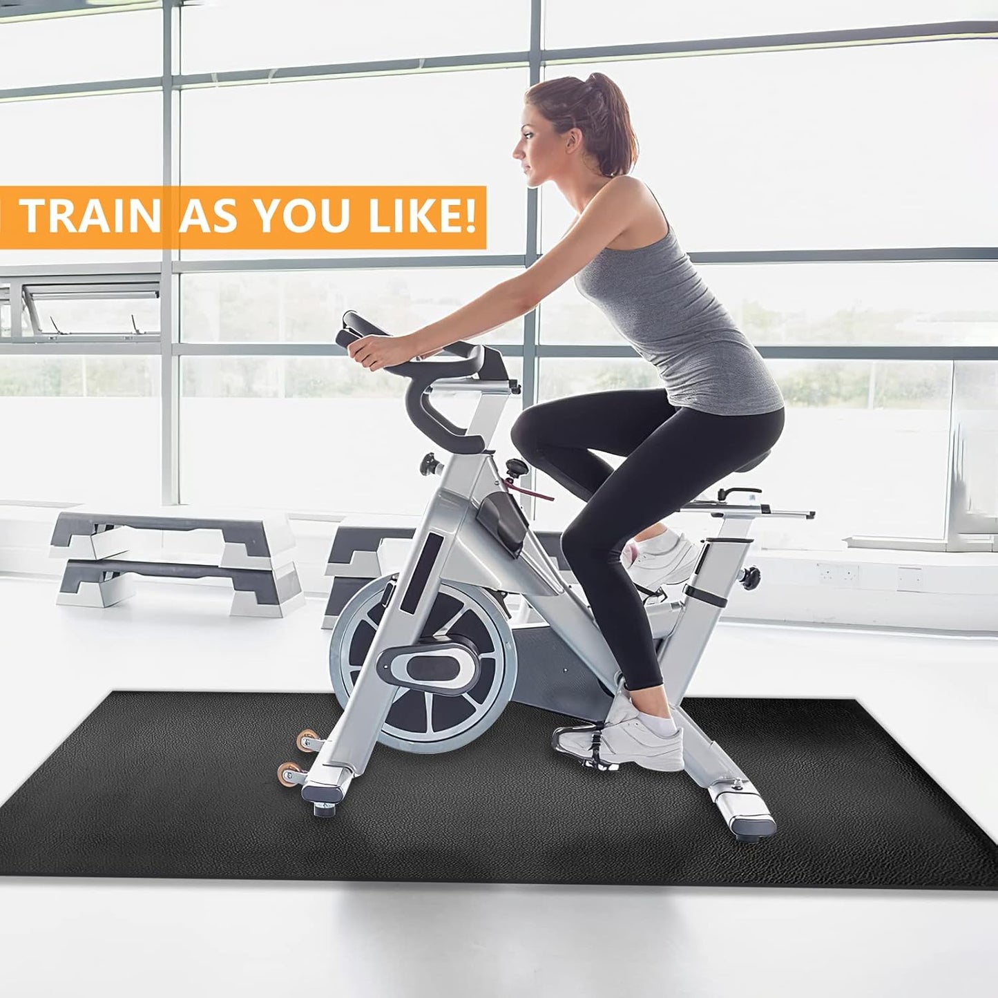 Bodenschutzmatte für Fitnessgeräte