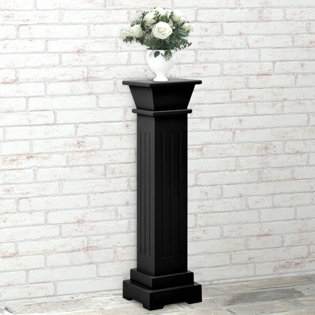 Klassische Pflanzensäule, Schwarz