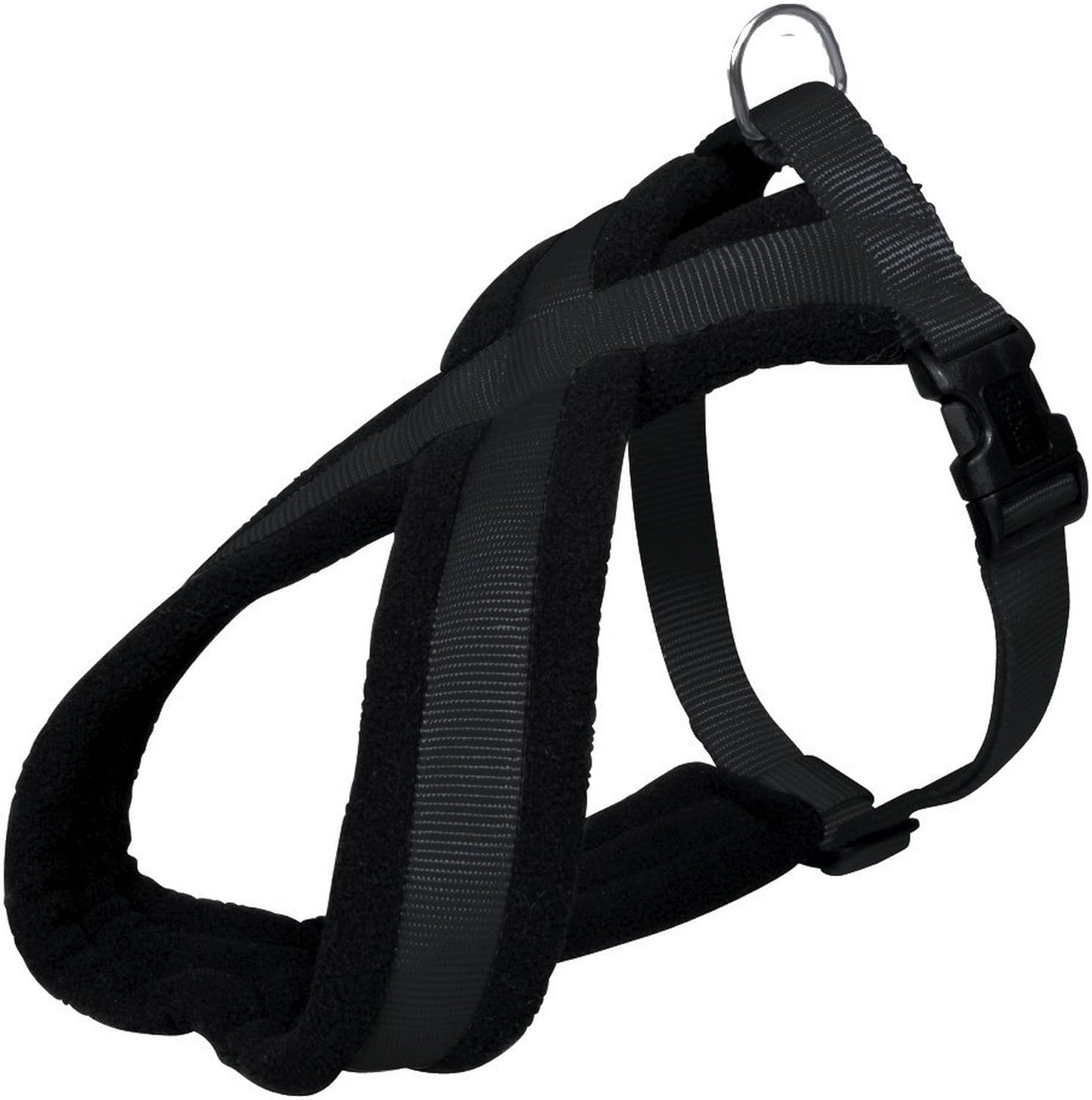 Premium Touren-Geschirr, schwarz M: 45 80 cm/25 mm