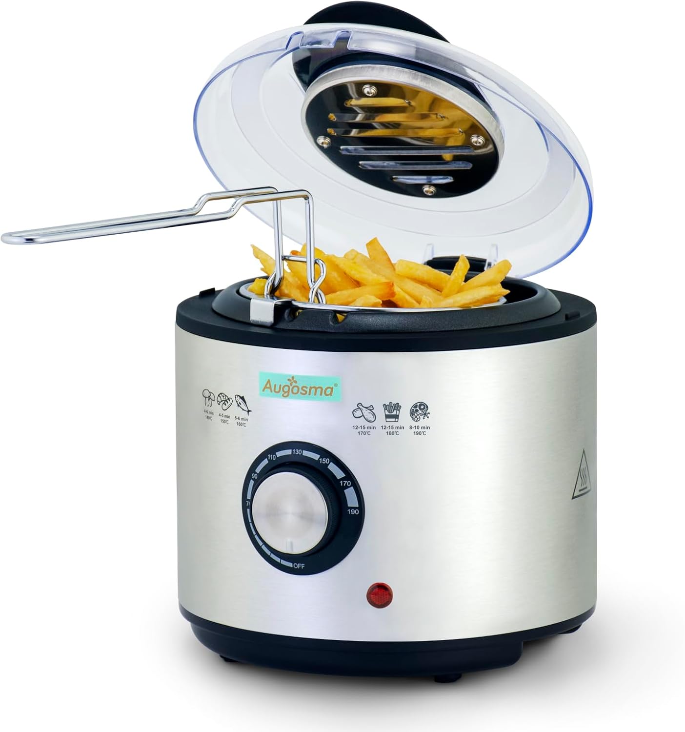 Mini Fritteuse, 1L Edelstähle