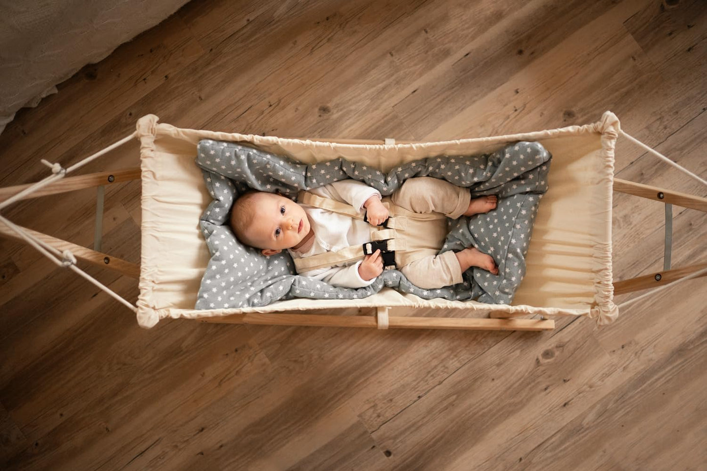 Babyhängematte Koala mit Holzgestell